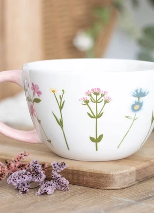 Tasse fleurie printanière, condition: Satisfactory, €11.00, €12.25 includes Buyer Protection Pro