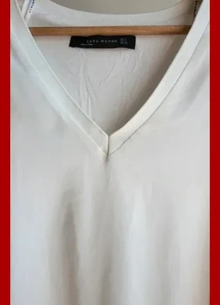 Blouse Zara Blanche - taille S, marca: Zara, estado: Bom, tamanho: S / 36 / 8, €8.99, €10.14 inclui Proteção do Comprador