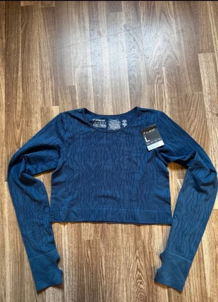 Workout long sleeve crop top – Top deportivo azul manga larga, marque: Workout, état: Neuf avec étiquette, taille: L / 40 / 12, 11,95 €, 13,25 € Protection acheteurs incluse