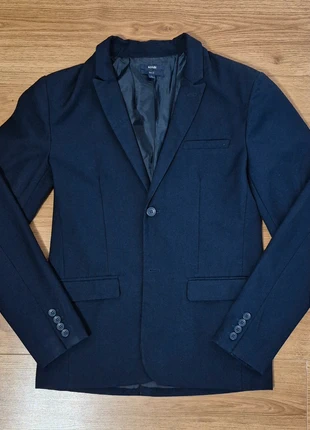 Blazer bleu marine – Kiabi – Taille S / 16 ans, merk: Kiabi, staat: Heel goed, maat: S, € 10,00, € 11,20 inclusief Kopersbescherming
