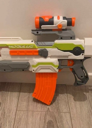 Nerf Modulus avec 10 Fléchettes – Orange, Vert et Blanc – Très Bon État, brand: NERF, condition: Very good, size: 4 years / 104 cm, €42.00, €44.80 includes Buyer Protection