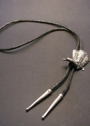 Cravatta cuoio, Bolo tie, Western stile, vintage 80, marca: Cravatta cuoio, Bolo tie, Western stile, vintage 8, estado: Nuevo sin etiquetas, 39,50 €, 42,18 € Protección al comprador incluida