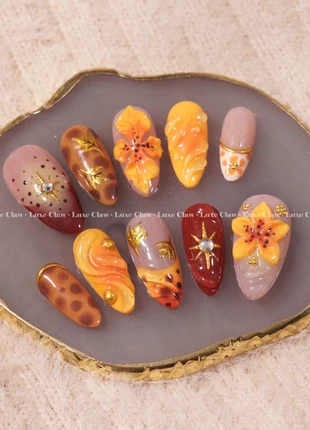 Autumn Bloom LC83, marque: LuxeClaw, état: Neuf avec étiquette, 30,00 €, 32,20 € Protection acheteurs (Pro) incluse