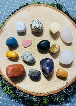 Lot de 15 pierres roulées en pierres naturelles (2), brand: pierres roulées, condizioni: Nuovo senza cartellino, €16.00, €17.50 include la Protezione acquisti Pro