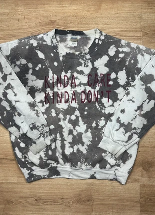 Sweat vintage effet taché - Taille L - blanc et gris, marke: Gildan, zustand: Sehr gut, größe: L, 10,00 €, 11,20 € inklusive Vinted-Käuferschutz
