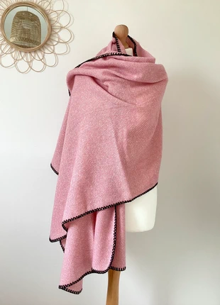 Écharpe étole rose poudré Lurex or, état: Neuf avec étiquette, 18,00 €, 19,60 € Protection acheteurs incluse