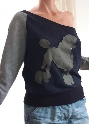 Bluse mit asymemmetrischem Dekoltee, merk: G.chic, staat: Goed, maat: XS / 34 / 6, € 17,00, € 18,55 inclusief Kopersbescherming