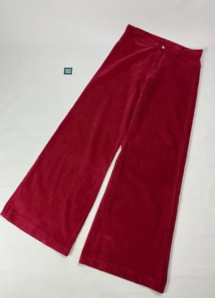 00s Stuka Corduroy Carpenter Baggy Wide Leg Pant - Pantalon Ultra Large velours côtelé Rose/Rouge, marque: stuka, état: Très bon état, taille: L / 40 / 12, 60,00 €, 63,70 € Protection acheteurs (Pro) incluse