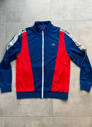 Pull ras de cou zippe Lacoste, merk: Lacoste, staat: Nieuw zonder prijskaartje, maat: M, € 29,99, € 32,19 inclusief Kopersbescherming