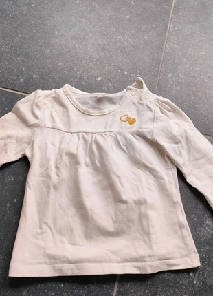 T-shirt met lange mouwen, marca: New Born, estado: Bom, tamanho: 6-9 meses / 68 cm, €3.00, €3.85 inclui Proteção do Comprador