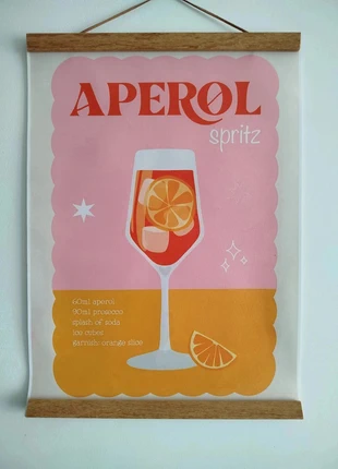 Affiche poster aperol spritz recette colorée, condition: Very good, €8.00, €9.10 includes Buyer Protection Pro
