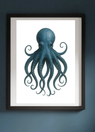 Affiche Octopus A3, marque: Art, état: Neuf sans étiquette, 8,90 €, 10,05 € Protection acheteurs incluse