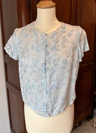 Chemisier col rond ancien vintage, brand: Fait Main, condition: Very good, size: S / 36 / 8, €10.00, €11.20 includes Buyer Protection