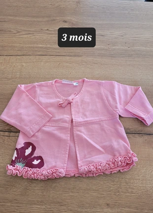Gilet rose 3 mois Pick Ouic, brand: Pick Ouic, condition: Very good, size: 3-6 months / 62 cm, €2.00, €2.80 includes Buyer Protection