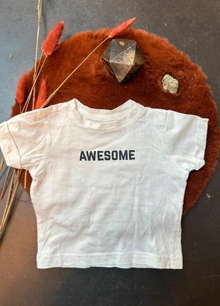 Wit t-tshirt, marque: merkloos, état: Satisfaisant, taille: 6-9 mois / 68 cm, 1,00 €, 1,75 € Protection acheteurs incluse