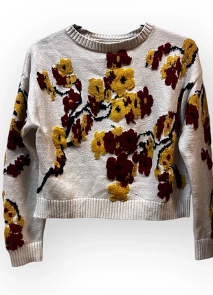 Pull broder blanc cassé T.36/38, état: Très bon état, taille: S / 36 / 8, 5,00 €, 5,95 € Protection acheteurs incluse