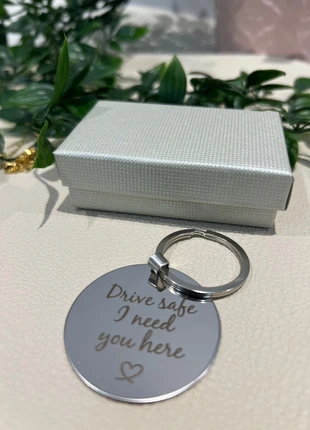 Personalized stainless steel keychain, unique driver gift, special gift for loved ones, estado: Novo com etiquetas, €3.50, €4.38 inclui Proteção do Comprador Pro