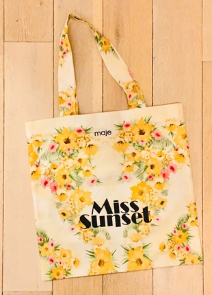 RARE & neuf ! Tote Bag Maje - collection capsule "Miss sunset" - Edition limitée, merk: Maje, staat: Nieuw met prijskaartje, € 110,00, € 116,20 inclusief Kopersbescherming