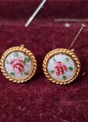 Vintage 1950s Clip On Rose Earrings Small, brand: Vintage Boutique, condition: Very good, £4.50, £5.43 includes Buyer Protection