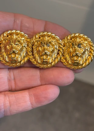 Vintage 3 lions heads brooch gold tone, brand: Lions, condition: Very good, £12.00, £13.30 includes Buyer Protection Pro