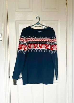 Mamalicious Maternity Navy Christmas Jumper Size L, brand: Mamalicious, condition: Good, size: L / 12, £5.00, £5.95 includes Buyer Protection