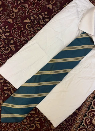 Cravate bleu à rayures jaunes homme vintage, brand: Vintage Dressing, condizioni: Ottime, €4.50, €5.43 include la Protezione acquisti