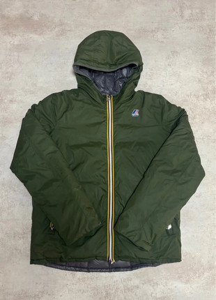 Kway réversible {taille S} verte et grise, marque: K-Way, état: Très bon état, taille: S, 40,00 €, 42,70 € Protection acheteurs incluse