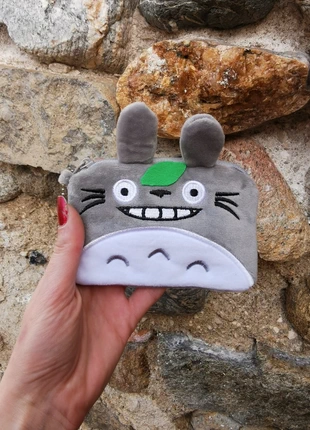 Porte-monnaie visage sourire Totoro feuille ghibli miyazaki japon, marke: Totoro, zustand: Sehr gut, 7,90 €, 9,00 € beinhaltet Vinted-Käuferschutz Pro