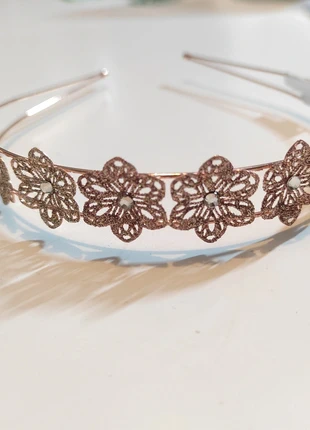 Rose Gold Floral Headpiece – Wedding, Party, Occasion, brand: Rose, condition: New without tags, £5.50, £6.48 includes Buyer Protection