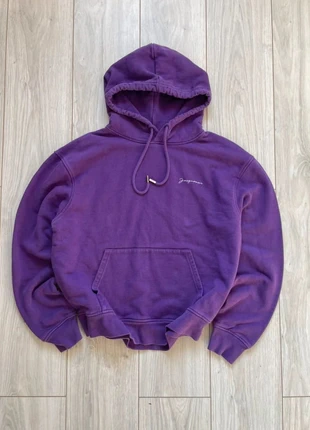 Sweat à capuche / hoodie Jacquemus violet logo brodé très bon état taille L, marca: Jacquemus, estado: Muy bueno, tamaño: L / 40 / 12, 120,00 €, 126,70 € Protección al comprador incluida