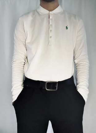 Polo Ralph Lauren Blanc Manches Longues taille XL, marque: Ralph Lauren, état: Très bon état, taille: XL / 42 / 14, 15,00 €, 16,45 € Protection acheteurs incluse