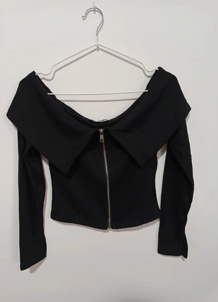 Top negro, cuello barco., marque: Local, état: Neuf sans étiquette, taille: M / 38 / 10, 5,00 €, 5,95 € Protection acheteurs incluse