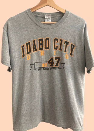 Camiseta vintage Ohio Idaho America gris t shirt tee grigia maglietta USA estampado, marca: Vintage Dressing, estado: Muy bueno, tamaño: M, 6,99 €, 8,04 € Protección al comprador incluida