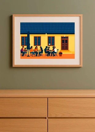 Lámina decorativa Original "Café en Oslo", marca: Original, estado: Nuevo con etiquetas, 9,90 €, 11,10 € Protección al comprador incluida