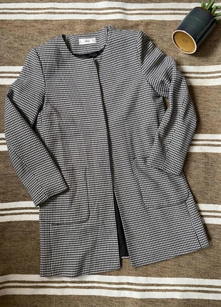 Manteau Mango Pied de Poule Noir & Blanc - Coupe Droite Classique T. XS, marque: Mango, état: Très bon état, taille: XS / 34 / 6, 11,00 €, 12,25 € Protection acheteurs incluse