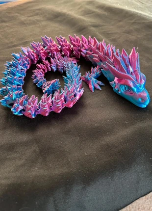 Articulated Crystal 3D geprinte draak, merk: Dragon, staat: Nieuw zonder prijskaartje, maat: Universeel, € 10,00, € 11,20 inclusief Kopersbescherming
