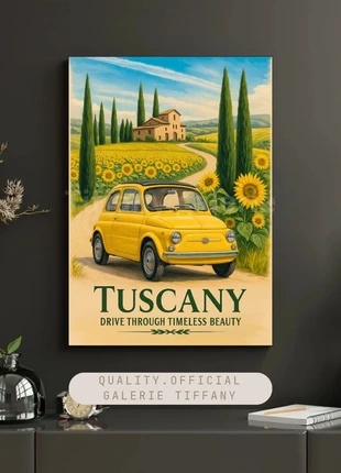 Affiche – Tuscany voiture vintage A3, brand: Tendance, condition: Very good, €10.00, €11.20 includes Buyer Protection Pro