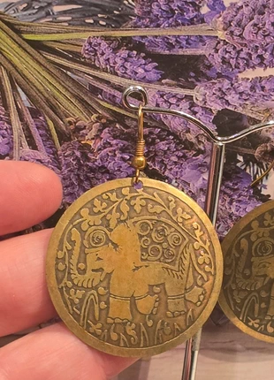 Pendientes vintage étnicos Tailandia. Elefantes. Boho chic cottage etnic, marque: Vintage Dressing, état: Très bon état, 25,00 €, 26,95 € Protection acheteurs incluse