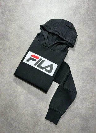 Pull à capuche FILA noir - 100% coton - Taille XS °, brand: FILA, condizioni: Ottime, taglia: XS, €12.00, €13.30 include la Protezione acquisti