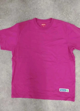 T-shirt Supreme Athletic Label magenta/rose taille xl, brand: Supreme, condition: Very good, size: XL, €55.00, €58.45 includes Buyer Protection