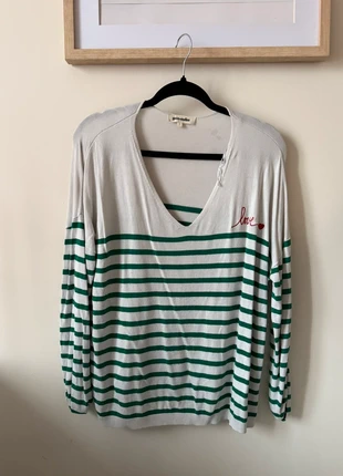 Marinière verte grain de malice taille L, marque: Grain de Malice, état: Satisfaisant, taille: L / 40 / 12, 4,00 €, 4,90 € Protection acheteurs incluse