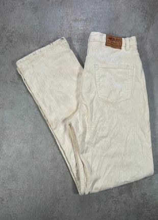 Pantalon Vintage En Velours Côtelé / Corduroy Rider creme ample a cotes fines taille 30, brand: Vintage Dressing, condition: Very good, size: L / 40 / 12, €11.00, €12.25 includes Buyer Protection Pro