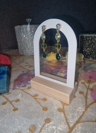 Adorables boucles d’oreilles incrustées cristaux, marca: swarovski elements, estado: Muito bom, €13.95, €15.35 inclui Proteção do Comprador