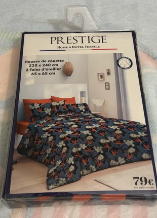Housse de couette Prestige 220x240 cm, marque: prestige, état: Neuf sans étiquette, taille: King Size (220-240 cm x 220-260 cm), 11,49 €, 12,76 € Protection acheteurs (Pro) incluse