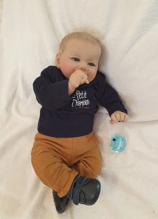 Poupée reborn, staat: Nieuw zonder prijskaartje, maat: Pasgeborene, 44 cm, € 60,00, € 63,70 inclusief Kopersbescherming