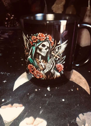 Mug Santa Muerte – Tasse Mystique & Protectrice (Neuf), marque: Witch, état: Neuf avec étiquette, 10,00 €, 11,20 € Protection acheteurs incluse