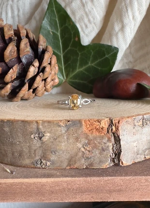 Bague Citrine naturelle • Taille réglable, marca: lithotherapie, estado: Novo com etiquetas, tamanho: Ajustável, €13.00, €14.35 inclui Proteção do Comprador