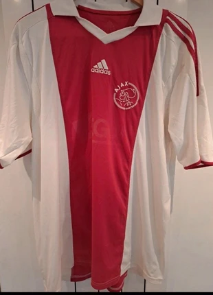 Adidas Ajax Amsterdam Football Shirt – XL – Red/White – 2008–10 Home Kit – RRP £60, brand: adidas, condition: Good, size: XL, £18.95, £20.60 includes Buyer Protection