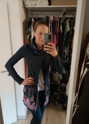 Handmade Longshirt in Cardiganoptik, marque: Handmade, état: Très bon état, taille: S / 36 / 8, 10,00 €, 11,20 € Protection acheteurs incluse