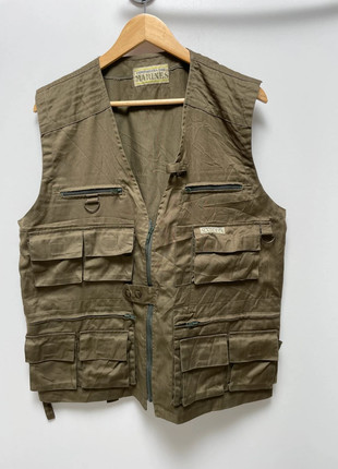 Military Marines Army Workwear Utility Vest Khaki Green Mens L, marque: compagnia dei marines, état: Très bon état, taille: L, 29,00 €, 31,15 € Protection acheteurs incluse